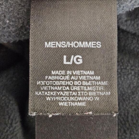 The North Face Gray Lightweight Fleece Quarter Zip Pullover | Men's Large - Picture 8 of 14